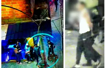 Las cámaras de seguridad registraron cuando el presunto asesino se cambió sus prendas de vestir. IMÁGENES CAPTADAS DE VIDEO