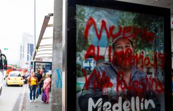 Estas ocho mujeres habrían representado un lunar en una movilización en la que concurrieron más de 5.000 mujeres y con las cuales no hubo mayores inconvenientes, de acuerdo con los registros de las autoridades. Foto: Julio César Herrera