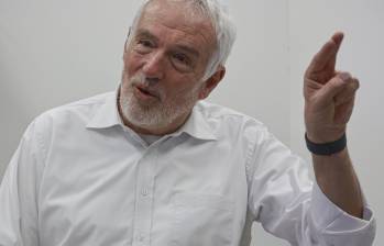 Federico Restrepo, candidato al Senado durante una entrevista con EL COLOMBIANO Foto: Manuel Saldarriaga Quintero.