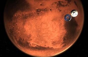 Marte es el cuarto planeta del Sistema Solar y está en medio de la Tierra y Júpiter. Foto: Nasa. 