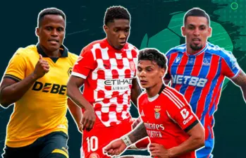 Mucha actividad de los futbolistas colombianos en Europa desde este fin de semana. FOTOS GETTY