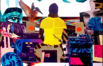 El productor. Collage de Mario Tachack Art