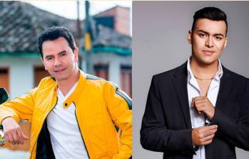 Jhonny Rivera y Yeison Jiménez, dos de las grandes figuras de la música regional colombiana, manifestaron su preocupación por la inseguridad en el país. FOTO Cortesía.t