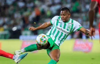 Alfredo Morelos, delantero de Atlético Nacional con buen presente. Carta de Diego Arias para atacar a los caleños. FOTO Camilo Suárez
