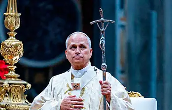 El papa León XIV fue electo jefe de la Iglesia Católica el pasado mes de mayo de 2025. FOTO getty