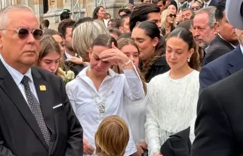 María Claudia Tarazona junto a su hijo Alejandro de 4 años. FOTO JAVIER GONZÁLEZ PENAGOS