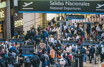 Con 13,7 millones de viajes realizados en 2024, el aeropuerto José María Córdova sobrepasó su capacidad que es de 11 millones. FOTO: Julio César Herrera