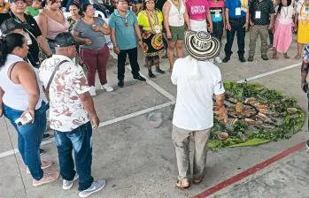El congreso indígena de marzo terminó dividido en dos bandos que hicieron elecciones cada uno por su parte. FOTO Cortesía Indígenas Colibrí