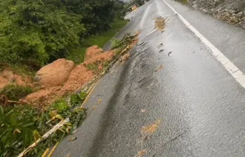 La medida preventiva fue anunciada por el Instituto Nacional de Vías (Invías) ante el constante riesgo de deslizamientos y movimientos de tierra por las fuertes lluvias. FOTO: Mi Oriente