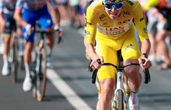 Tadej Pogacar, virtual campeón del Tour de Francia-2025 que dominó a su antojo. Llegará a 4 títulos en la prestigiosa carrera. FOTO GETTY 