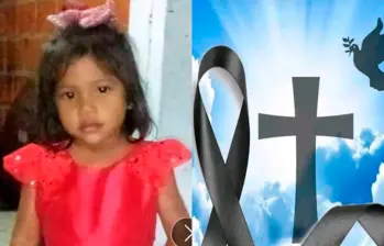 Con esta imagen, distribuida en redes sociales, le rindieron homenaje a la pequeña Monserrat Musicué. FOTO: CORTESÍA.