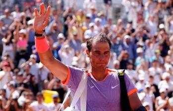 En el 2024, Rafa Nadal fue eliminado en la segunda ronda en Barcelona, en octavos de final en Madrid y no ha superado la segunda ronda en Roma. FOTO Tomada de ‘X’: @InteBNLdItalia