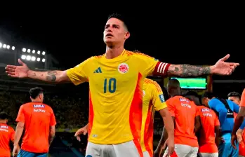 James Rodríguez, capitán de la Selección Colombia. FOTO GETTY
