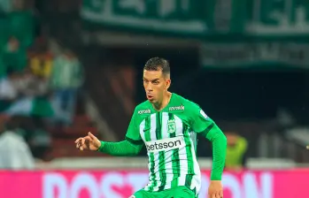 El zaguero verdolaga, Felipe Aguirre, aguarda una nueva oportunidad. FOTO CAMILO SUÁREZ