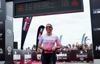 La atleta Susana Torres corrió su cuarto Iron Man en Panamá el 25 de febrero de 2024. Terminó el recorrido de natación, ciclismo y atletismo en un tiempo de 5 horas y 19 minutos. FOTO cortesía