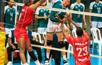 La final entre Antioquia y Valle, en el Yesid Santos, resultó menos complicada de lo que el equipo visitante esperaba. FOTO camilo suárez