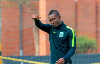 Marlos Moreno, en 2016, en la sede de Guarne, durante uno de los entrenamientos de Nacional. FOTO JUAN ANTONIO SÁNCHEZ