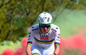 Tadej Pogacar es quien manda en la actualidad en el ciclismo mundial. En 2024 ganó Giro, Tour y MundialFOTO GETTY