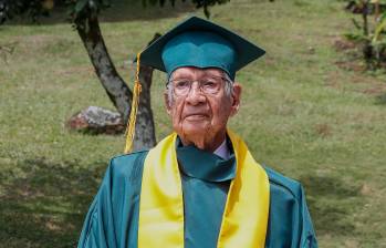 José María Acevedo, fundador de Haceb, falleció a los 106 años de edad. FOTO: El Colombiano José María Acevedo, fundador de Haceb, falleció a los 106 años de edad. FOTO: El Colombiano