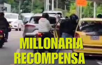Recompensa de hasta 25 millones de pesos por la captura de fleteros en Medellín
