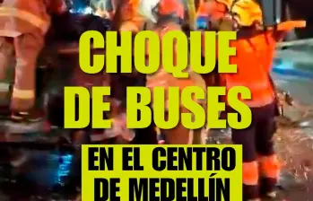 Imprudencia habría causado aparatoso choque de buses que dejó once heridos