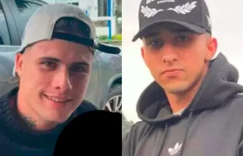 Andrés Camilo López Noreña (izq.) y Kevin Vásquez (der.) se encuentran desaparecidos desde la madrugada del pasado viernes. FOTOS: CORTESÍA MI ORIENTE