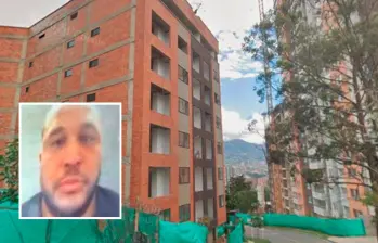 En este edificio del sector de Aves María, de Sabaneta, ocurrió la muerte de Ender Alexis Rojas Montan, de 31 años, en medio de un operativo policial. FOTO: GOOGLE MAPS Y AUTORIDADES CHILENAS