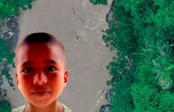 A Uriel García Jumi (detalle), de 9 años, lo encontraron muerto en la mañana de este jueves en las aguas del río Sucio, en Dabeiba. FOTOS: CORTESÍA DAGRD