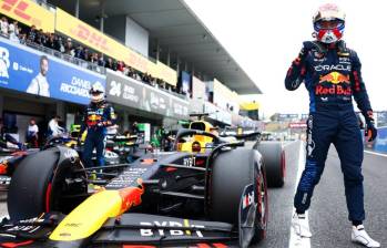 Esta es la cuarta ‘pole position’ de Max Verstappen en lo que va de la temporada, lo que lo convierte en el favorito a ganar en el GP de Japón. FOTO: CUENTA DE X @redbullracing