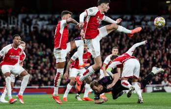 El partido entre Arsenal y Bayern Múnich quedo 2-2 y todo se definirá en Alemania. FOTO: CUENTA DE X @Arsenal