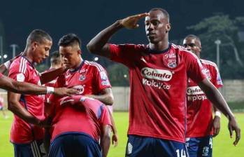 Fainer Torijano, Luis Sandoval y Baldomero Perlaza son titulares con el Poderoso para el duelo ante Unión Magdalena. FOTO MANUEL SALDARRIAGA
