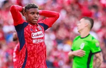 El DIM que se le olvidó ganar, tiene en riesgo su clasificación entre los ocho, una nueva derrota, esta vez ante Tolima en el Atanasio lo tienen en la cuerda floja. FOTO: Manuel Saldarriaga