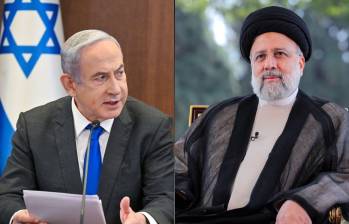 El primer ministro de Israel, Benjamin Netanyahu (izquierda) y el presidente de Irán, Ebrahim Raisi (derecha). FOTO: TOMADA DE X (@IsraeliPM Y @raisi_com)