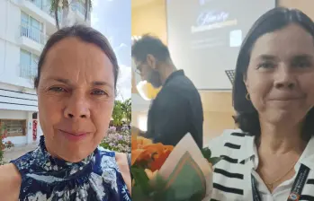 Diana Elizabeth Valencia Londoño es una profesora emérita que fue reconocida por su trayectoria en la Universidad San Buenaventura. Fotos: Cortesía