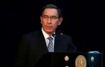 Martín Vizcarra gobernó Perú entre 2018 y 2020. El caso por el que lo juzgan se remonta a su época como gobernador de Moquegua. FOTO: Getty