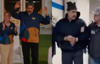 Varias apariciones de Nicolás Maduro bailando en medio de la crisis con Estados Unidos habrían sido consideradas por la Casa Blanca como una provocación. Fotos: Captura de video y AFP