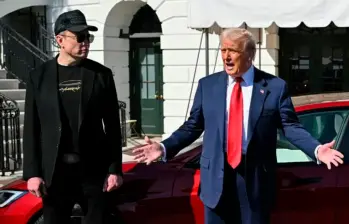 Elon Musk fue el mayor donante de la campaña de Donald Trump que lo regresó a la Casa Blanca en las elecciones de noviembre de 2024. FOTO: AFP vía Getty