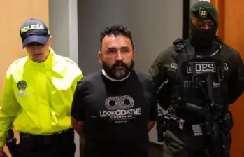 Capturaron en Ecuador Luis Rolando Osorio Arévalo, conocido con el alias de ‘Mison’ o ‘El Viejo’. FOTO: Alcaldía de Bogotá 