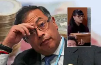 El presidente Gustavo Petro espera poder presentar una reforma tributaria por $26 billones, la más alta en un siglo para financiar un presupuesto inflado, según Angélica Lozano. FOTO: Colprensa y redes sociales