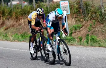 Santiago Buitrago y Egan Bernal, entre los colombianos protagonistas en la edición 80 de la Vuelta a España. FOTO GETTY