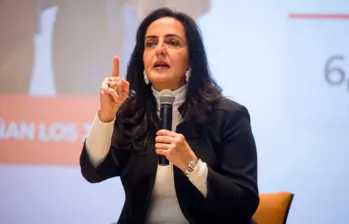 María Fernanda Cabal confirmó que solo participarán los precandidatos ya inscritos y descartó el ingreso de nuevos aspirantes. FOTO: Colprensa