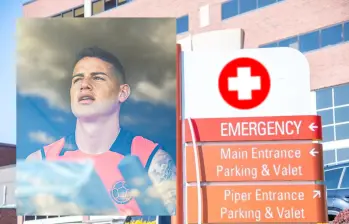 James Rodríguez, hospitalizado en Minnesota. Fotos: Instagram @jamesrodriguez10 -patch.com/minnesota/minneapolis