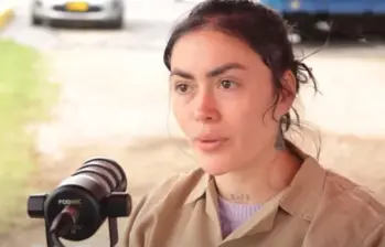 Daneidy Barrera ha formado una empresa cuyo producto estelar son unas queratinas. Foto: Captura de video. 