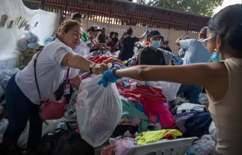 La OIM entregó asistencia en salud, agua y alojamiento a comunidades afectadas en distintas regiones del país. FOTO: COLPRENSA