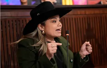 Garrido señala que el jefe de Estado “no ha dormido” tras su discurso. “Estoy segura que no me ha sacado de su mente. Soy su tormento. Le dolió y les dolió en el alma”, dice. FOTO Cortesía