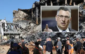El ministro de Asuntos Exteriores israelí, Gideon Saar, aseguró que no se detendrán hasta que logren “eliminar esta amenaza”, es decir, el programa nuclear iraní. FOTO: AFP Y GETTY