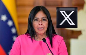 La presidenta interna Delcy Rodríguez fue una de las primera en pronunciarse en X tras el bloqueo de la red social en Venezuela durante más de un año. Fotos: Getty Images