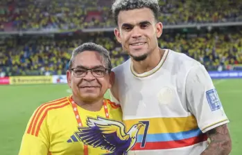 Luis Manuel Díaz, más conocido como Mane Díaz y padre del jugador del Bayern Múnich y la Selección Colombia, Luis Díaz. FOTO: Cortesía Águila