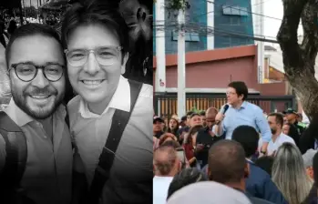 Andrés Barrio Bernal es concejal de Bogotá y quien considera a Miguel Uribe como su mentor. Fotos: redes sociales