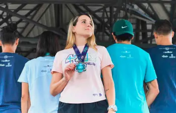 Este es el diseño de la medalla que recibirán los corredores en la Maratón de Medellín el próximo 7 de septiembre. FOTO: Cortesía